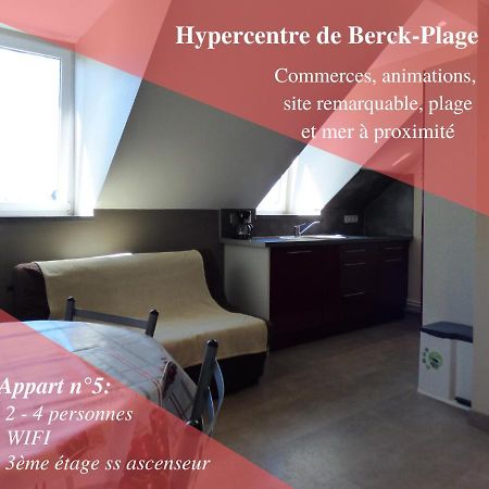 Studio avec mezzanine Berck-Plage Hyper-centre Esterno foto